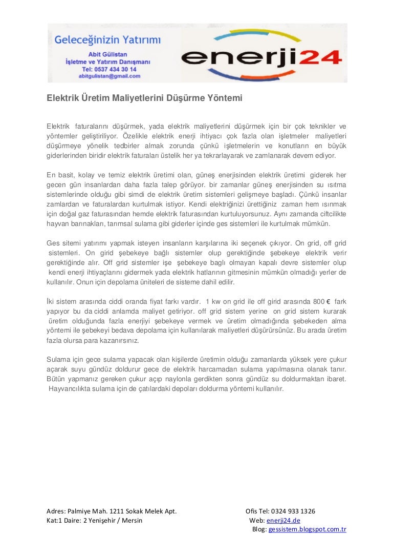 Elektrik faturanızı düşürmenin yöntemi Elektrik faturanızı düşürmenin yöntemi